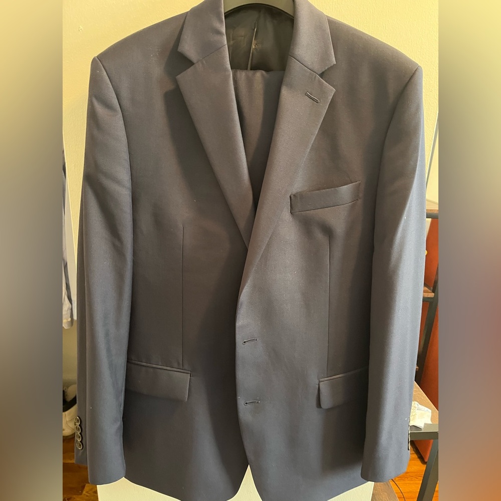Ralph Lauren Navy Suit 42L, 36W